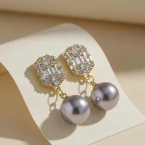 Elegant Pearl Drop Earrings