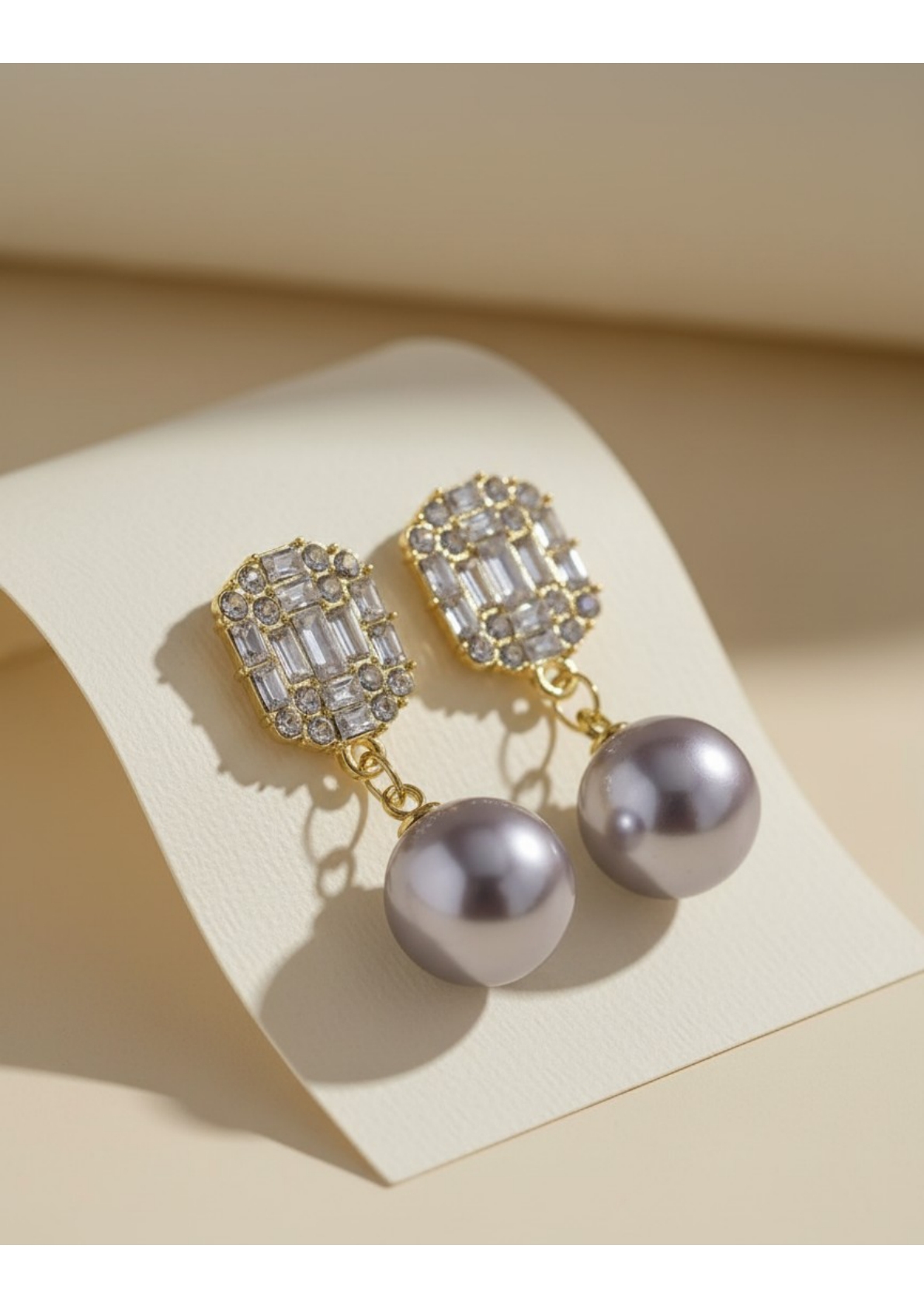 Elegant Pearl Drop Earrings