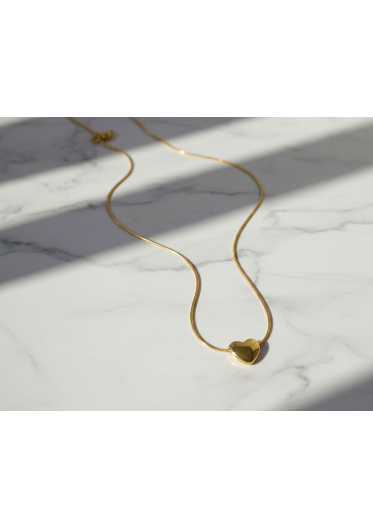 Gold-Plated Anti Tarnish Heart Themed Pendant. - Image 2